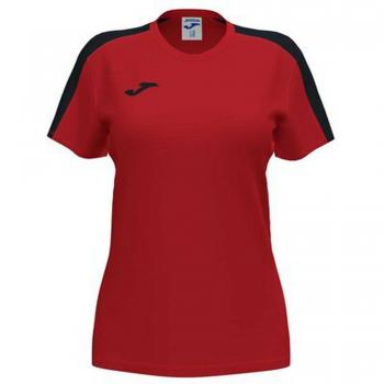 Camiseta manga corta mujer Joma Academy III rojo negro