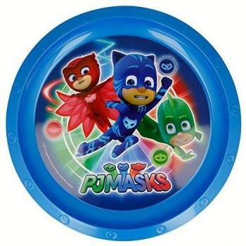 Piatto Piano Plastica PJ Masks Super Pigiamini Pranzo Scuola Asilo