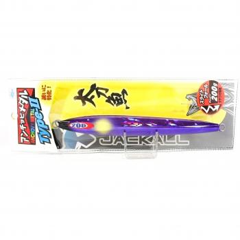 Jackall 0523 Purple Anchovy Jig – 200 g Metal, Slow‑Slide Type 2
