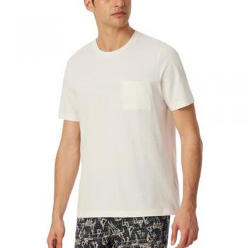 Schiesser Herren Schlafpyjama Creme Größe 54