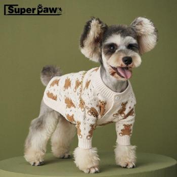 Suéter de Lana Pug y Schnauzer