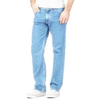Cotton Works Men's 34R Straight Fit Light Blue Denim