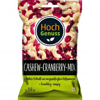 Exotischer Cashew-Cranberry Genuss, 150 g