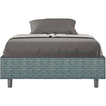 Letto Aragona 120x200 Blu Azelia