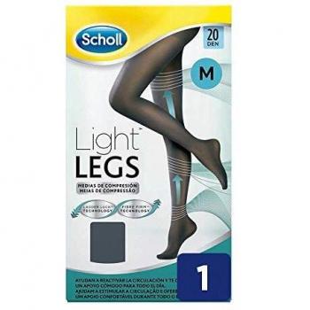 Medias E.T. Cintura Compresión Ligera 20 DEN Scholl Light Legs Talla M Color Negro