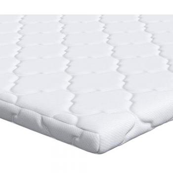 Vidaxl Coussins De Matelas Blanc 200 x 200 cm Polyester Sans Colle