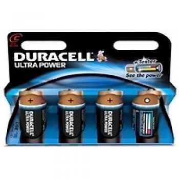 Duracell Ultra Power C Non-Rechargeable Batteries 4 Pack
