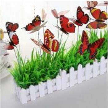 Mini Bouquet de Mariposas y Flores Artificiales