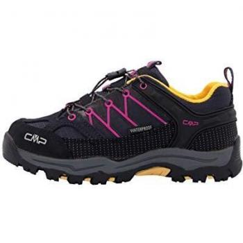 CMP Enfants Rigel Low Chaussures de Trekking WP, Antracite-Bouganville, 29 EU