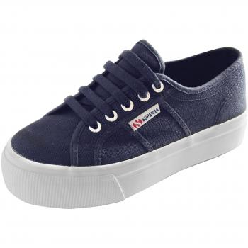Sneaker Superga Platform Leinen Sneaker