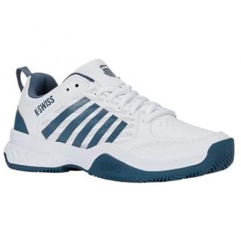 Chaussures Tennis K‑Swiss Court Express 2 – Bleu Foncé et Blanc