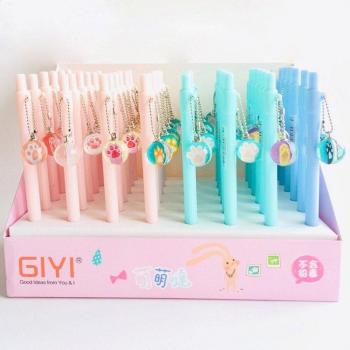 Office Supply Cute Bead Cat Claw Mechanical Pencil 0.5mm