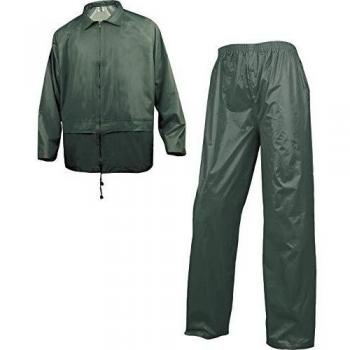 Conjunto de lluvia Delta Plus talla L verde