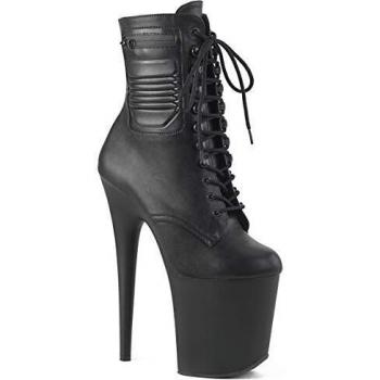 Pleaser Flamingo 1020PK Damen High Heels Schwarz EU 40