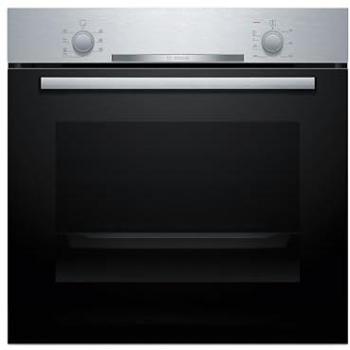 Horno Multifunción BOSCH HBA510BR3, Cristal Negro, Inox, 71L