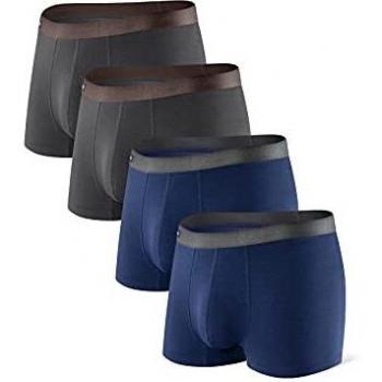Breathable Bamboo Boxer Shorts Set – 4 Units