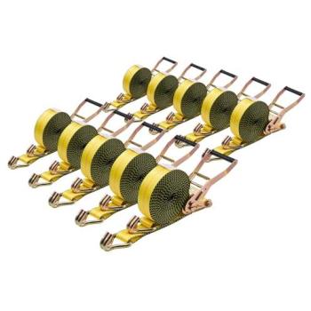 PowerLock Heavy Load Tie-Down Straps – 9.1m x 50.8mm (4,536 kg) – 10 Piece Set