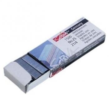 Caixa de 1500 Agrafes Scriva N.º 25, 21/4