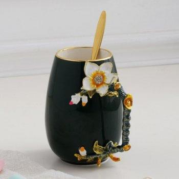 Creative Enamel Coffee and Tea Cup