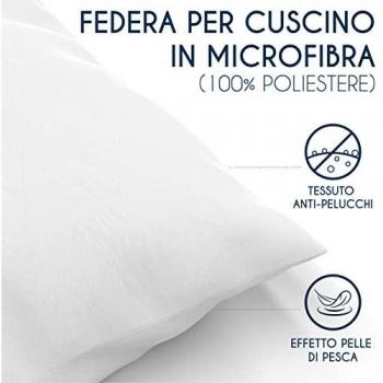 Dreamzie Taie Oreiller 65x65 Lot de 2 Microfibre Oeko-Tex