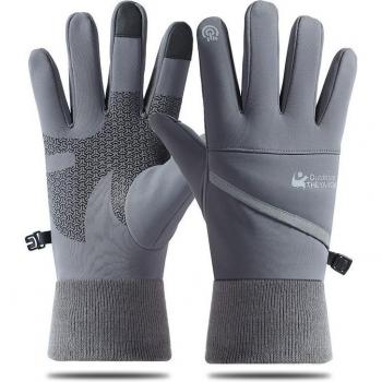 Gants LongKeeper Hiver Homme/Femme, Plein Doigt, Écran Tactif, Résistants à l'Eau, Antidérapants