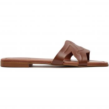 Karl Lagerfeld Brown Comfort Slides for Women 6 US