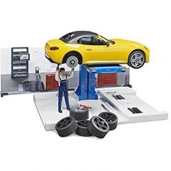 BRUDER Officina Automobili Con Bruder Roadster E Accessori Mezzi Giocattolo