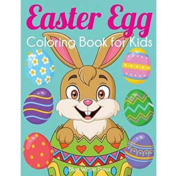 Easter Egg Coloring Book for Kids: Big Easter Coloring Book with More Than 50 Unique Designs to Color