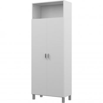 Armario Multiusos con Estante Ajustable 70x35x188 cm Blanco