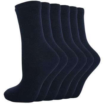 Kids' Plain Navy Anklesocks (9‑12)