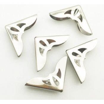 20PCS Silver Metal Corners 30x30x8mm for DIY Scrapbooking