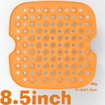 Silicone Air Fryer Steaming Basket Mat (7.5/8/8.5/9 Inch)