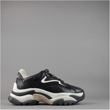 ASH Black Female Sneakers with Raised Sole, Size 7 US