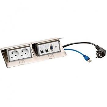 German Standard C2G Legrand Stainless Steel Outlet