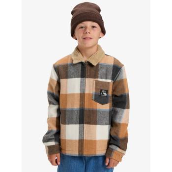 Quiksilver Kids Harrington DNA Sherpa – Jungenjacke 8–16, braun