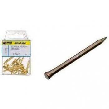 Punta acero cónica cobre 2,00x40 mm. 25 unidades