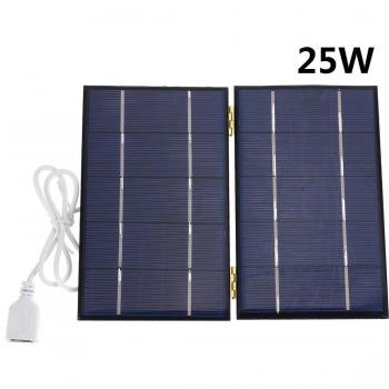 Wasserdichtes 50W Solar-Panel mit 5V USB für Wanderungen