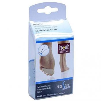 BORT PediSoft TexLine Zehen‑Pad links, 1 Stück
