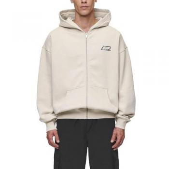 Fox Oversized Sweat Jacket, Pegador, Hoodies & Sweatshirts beige, Größe: M Herren