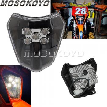 Faro LED Enduro E-MARK E8 para KTM EXC y XCF