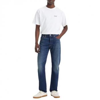 Levi's 501 Original Herren Jeans Dunkel Indigo Worn In Größe 30