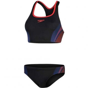 Bikini Speedo Ultra Slim Placement Racerback Nero Rosso Blu Marino Donna 36