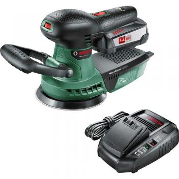 Bosch AdvancedOrbit 18V 125mm Disc Sander, 2.5Ah Li‑ion Charger Included