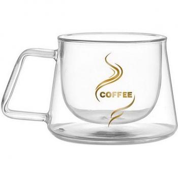 Taza Doble Camara de Leche y Té