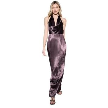 Elegant Plum Plunge Maxi for Bridesmaids – MissPap, Size 12