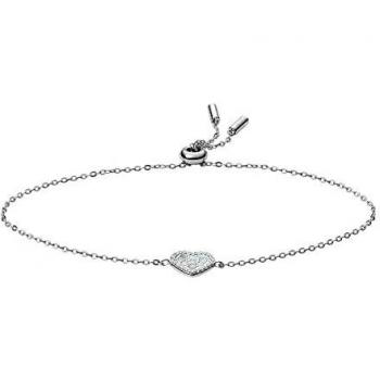 Bracelet FOSSIL Elliott – Coeur Nacre Bleu avec finition acier