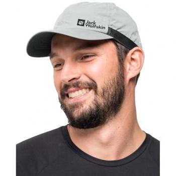 Jack Wolfskin Strap Kappe hellgrau Unisex Baseballcap