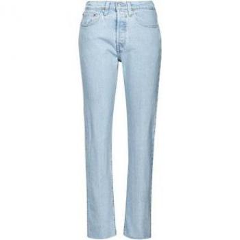Levi's Boyfriend Jeans 501 CROP, hellblaue Waschung