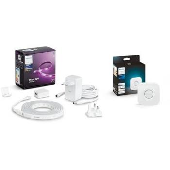 Philips Hue Smart LED Colour Ambiance 2m Lightstrip and Bridge