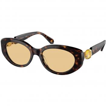 Óculos de Sol Tortoiseshell Feminino Swarovski SK6002F Asian Fit